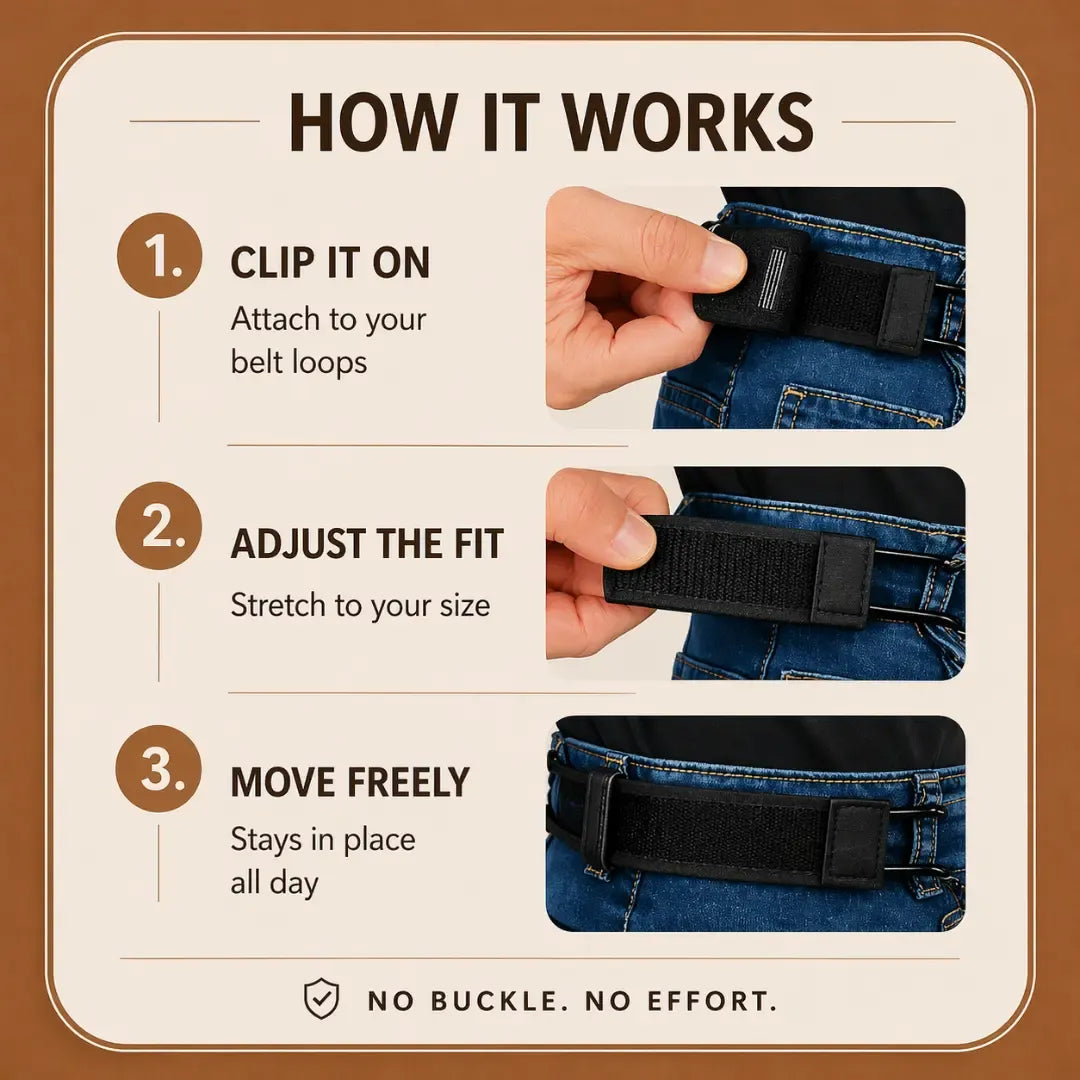 HokoFit™ Buckle-Free Belt