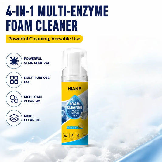 QIFOR All-Purpose Multi-Enzyme Foam Cleaner.