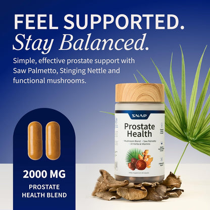 Snap Supplements Prostate Health Supplement