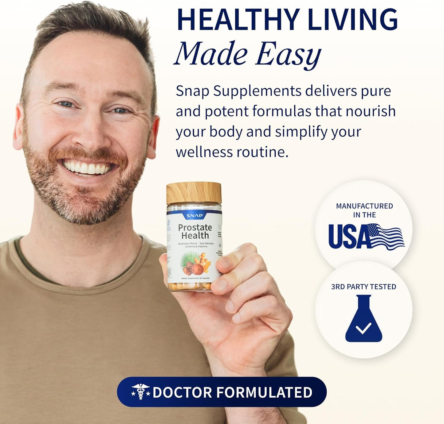 Snap Supplements Prostate Health Supplement