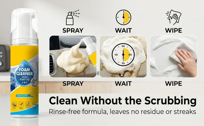 QIFOR All-Purpose Multi-Enzyme Foam Cleaner.